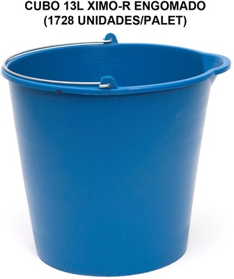 Cubo 13l Ximo-r Engomado Azul Reciclado